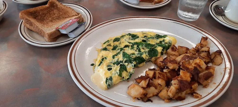 Fresh Spinach Omelette